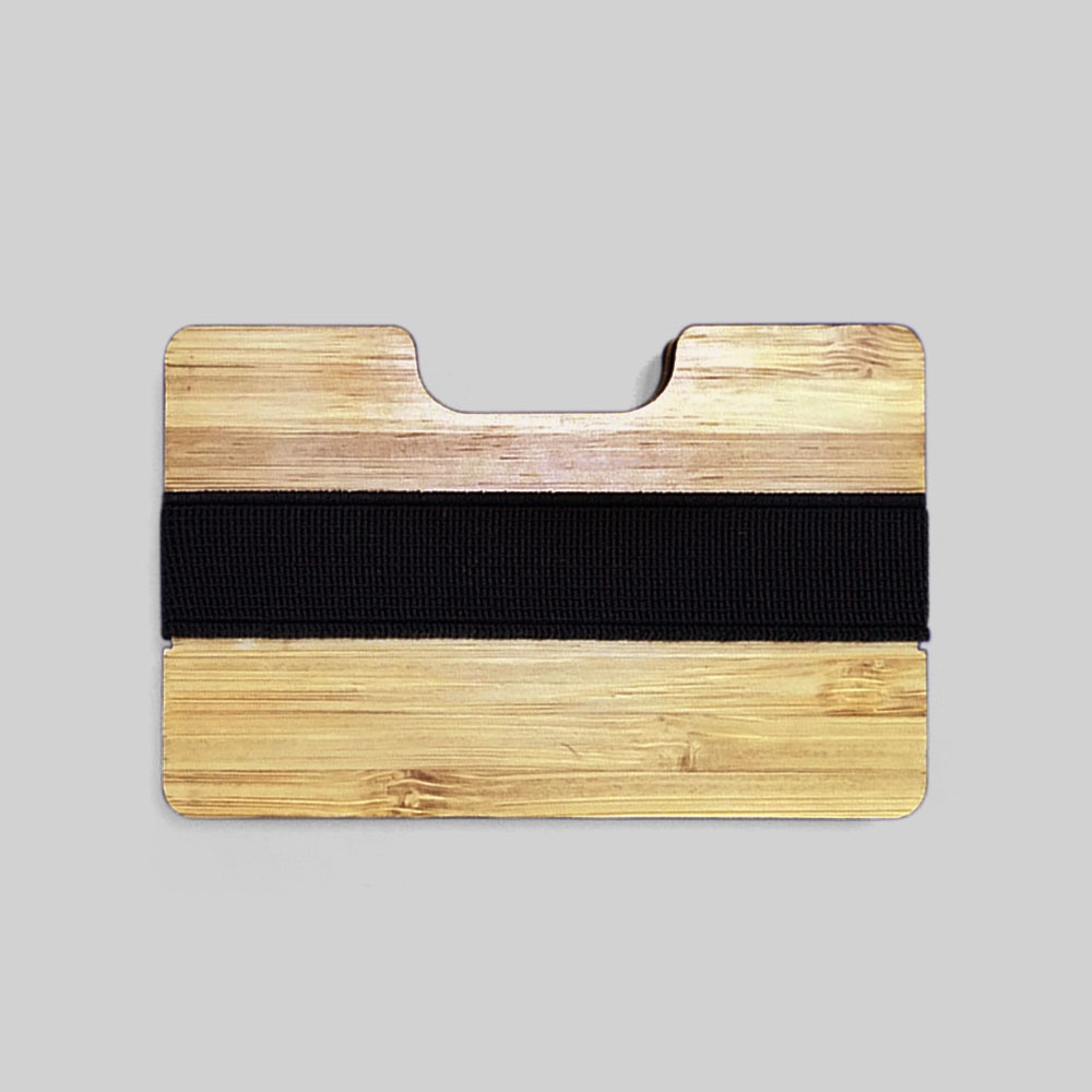 Bamboo Credit Card Holders with Money Clips